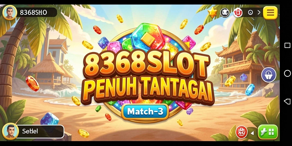 Screenshot gameplay 8368SLOT yang menarik dengan mekanik Match-3.
