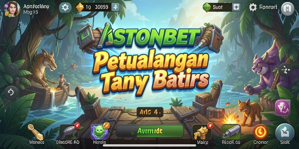 Gameplay mendebarkan dengan berbagai tantangan di ASTONBET.