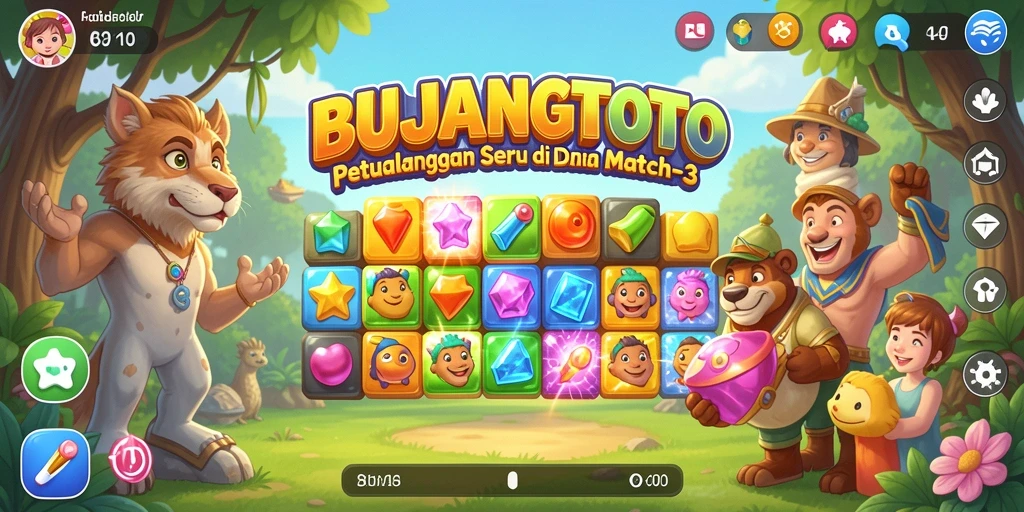 Gameplay menantang dan seru dari BUJANGTOTO di layar.