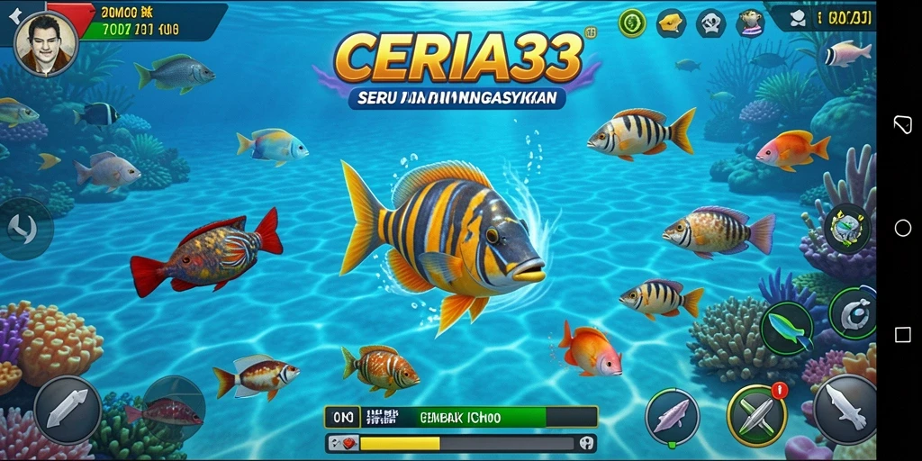 Screenshot tampilan gameplay menarik dalam CERIA33.