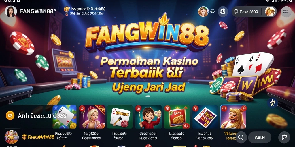 Tampilan gameplay menarik dari FANGWIN88 di kasino.