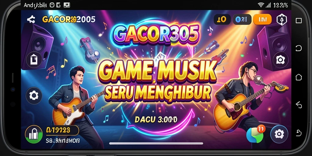 Screenshot gameplay GACOR305 menampilkan petualangan musik yang seru.