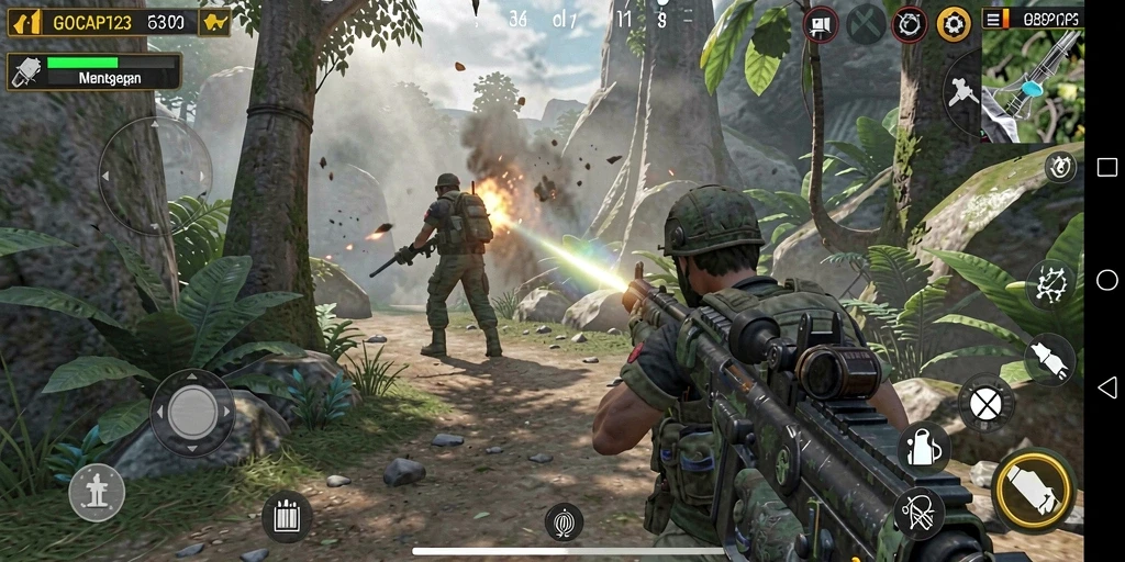 Tampilan gameplay GOCAP123 yang menarik dan mendebarkan.