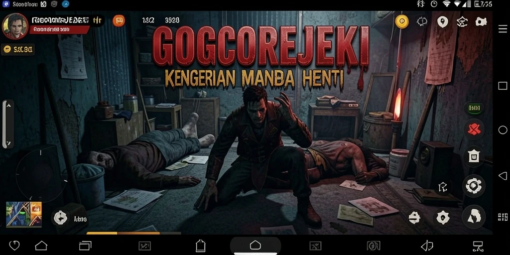 Tangkapan layar gameplay GOGOREJEKI yang menegangkan dan menyeramkan.