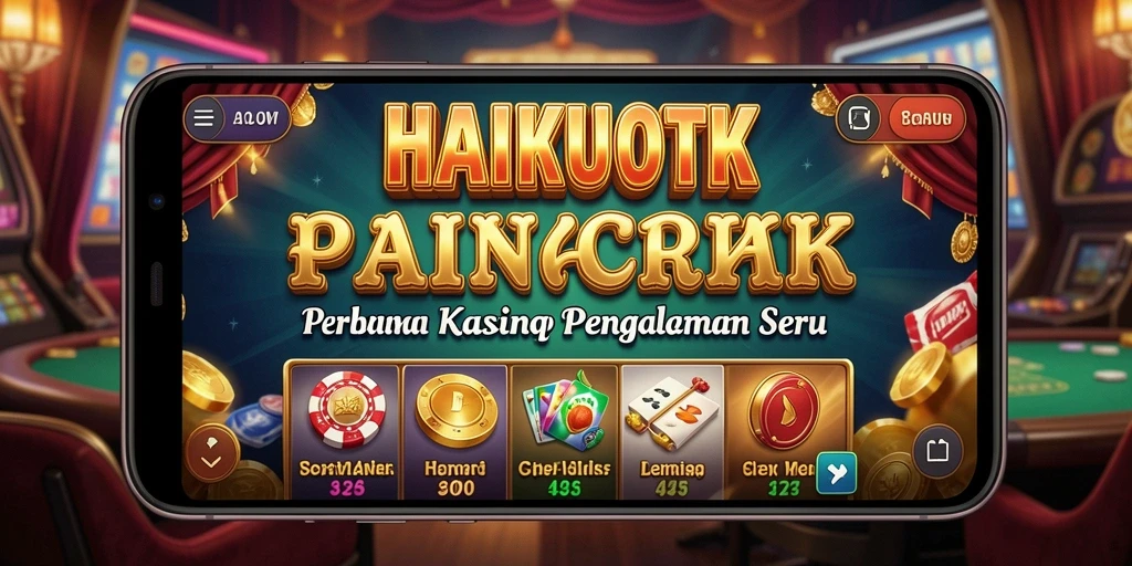 Screenshot gameplay HAIKUOTK yang menampilkan suasana kasino.