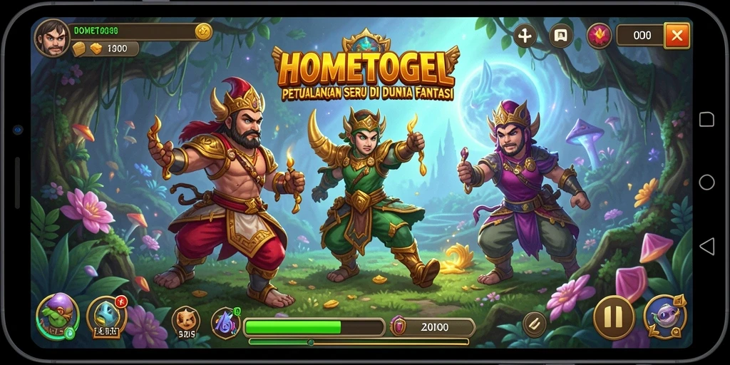 Screenshot gameplay HOMETOGEL menampilkan petualangan yang seru dan menantang.