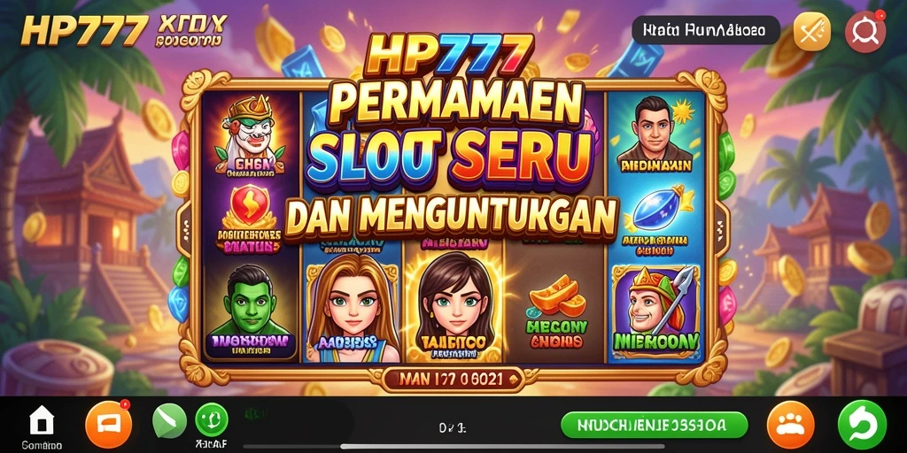 Tangkapan layar gameplay HP777 menampilkan pengalaman Slot yang mengesankan.