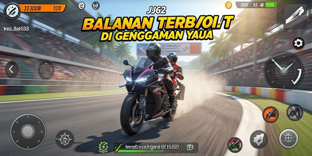 Gameplay seru JJ62 dengan grafis motor yang memukau.