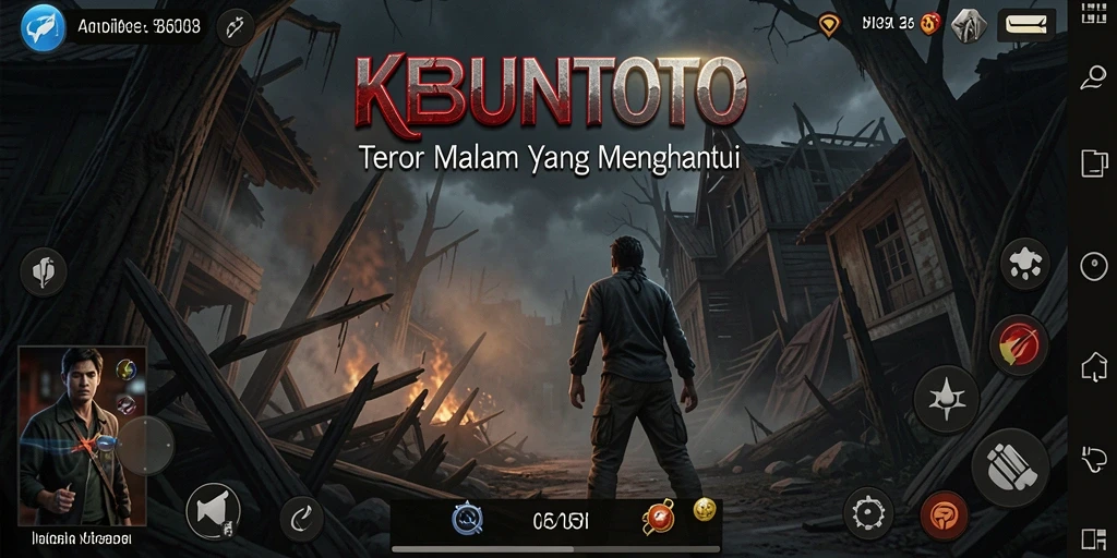 Gameplay KEBUNTOTO yang mencekam dan penuh ketegangan.