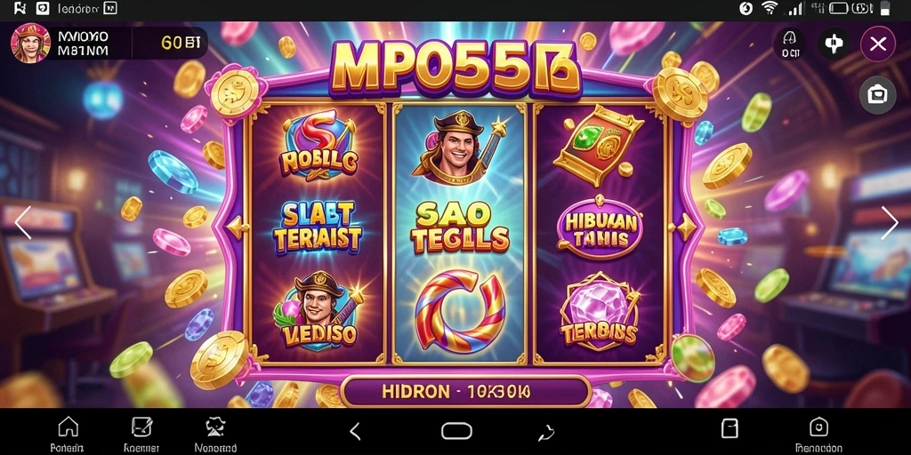 Tampilan seru dari gameplay Slot MPO555 yang memikat dan mengesankan.