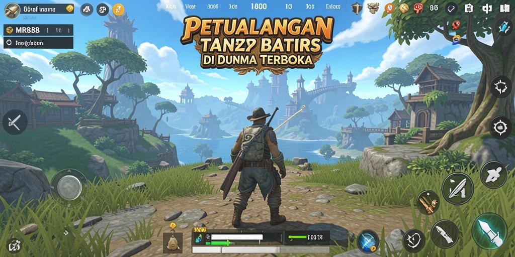 Gameplay MR888 menampilkan eksplorasi bebas di dunia terbuka yang menakjubkan.