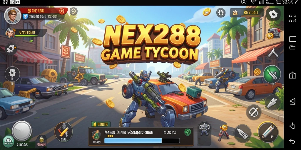 Tampilan gameplay menarik dari NEX288 yang penuh strategi Tycoon.