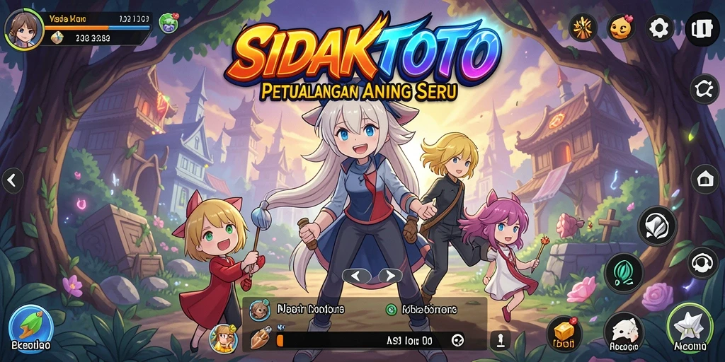 Tangkapan layar gameplay menampilkan karakter Anime yang beraksi dengan grafik yang memukau.
