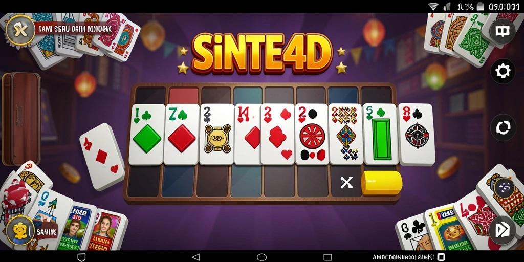 Gameplay menarik SINTE4D dengan suasana seru bermain Domino.