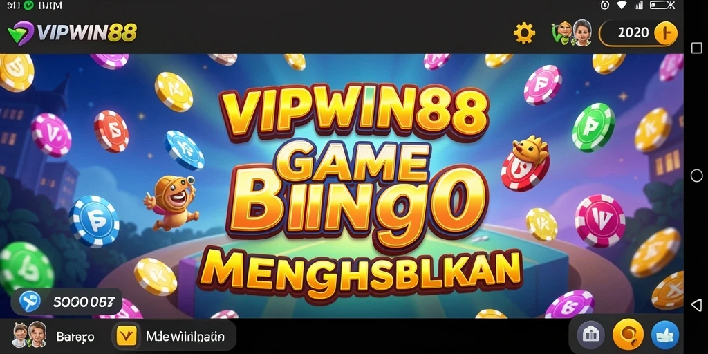 Tampilan gameplay bingo yang seru dan interaktif di VIPWIN88.